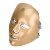 LED Facial Care Light Cover 7 Colors Lighting 90 Light Chips Skin Photon Face Rejuvenation Machine Golden