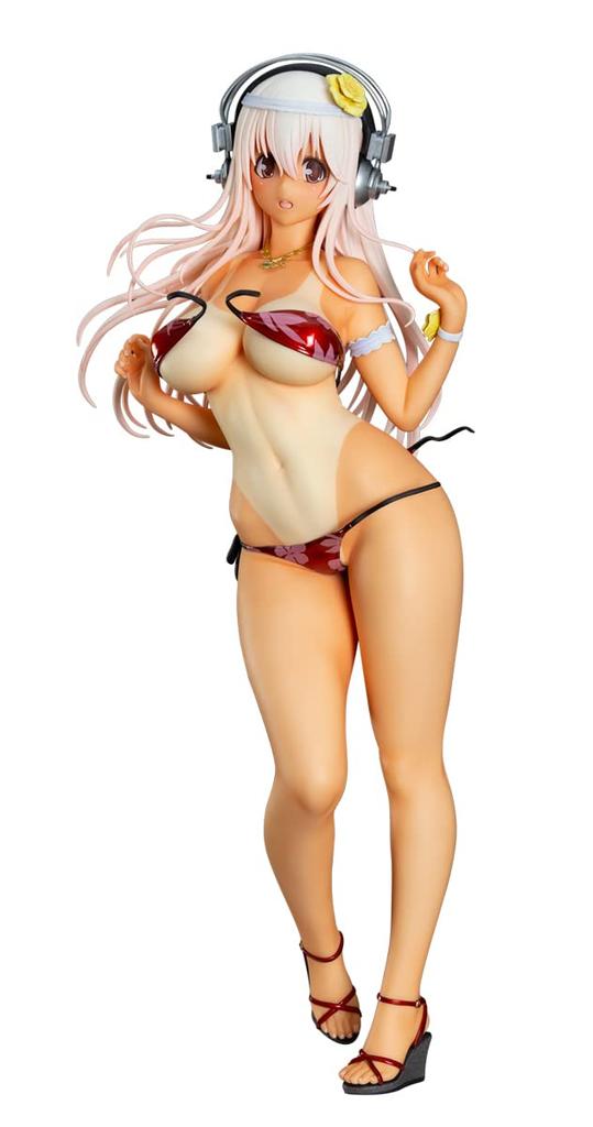 Semente de orquídea Super Sonico Summer Vacation escala PVC pintado figura finalizada PVC316 ver. -Beijado pelo sol - 1/4.5