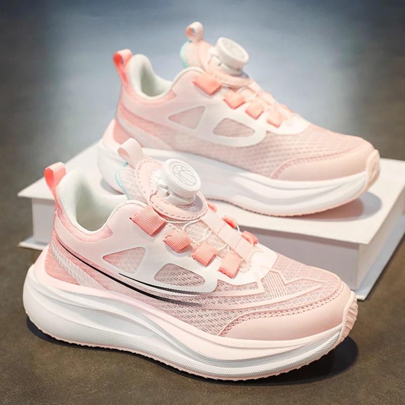 Girls Shoes Sneakers Summer 2025 New Mesh Non-slip Children Breathable Dad Shoes Girls Middle and Older Children Running