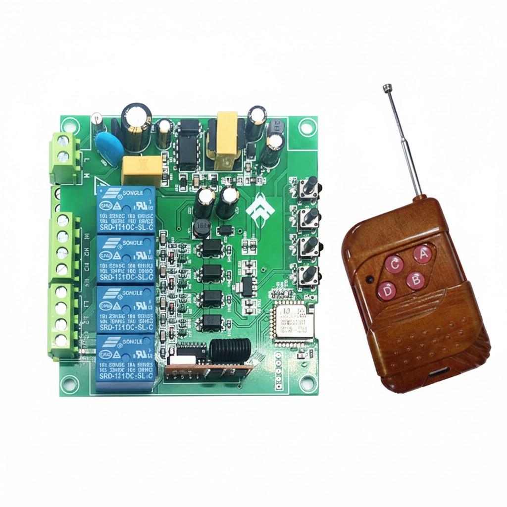 Tmall Genie eWeLink Four-Channel WiFi Remote Relay Phone APP Control Smart Switch DIY Accessory
