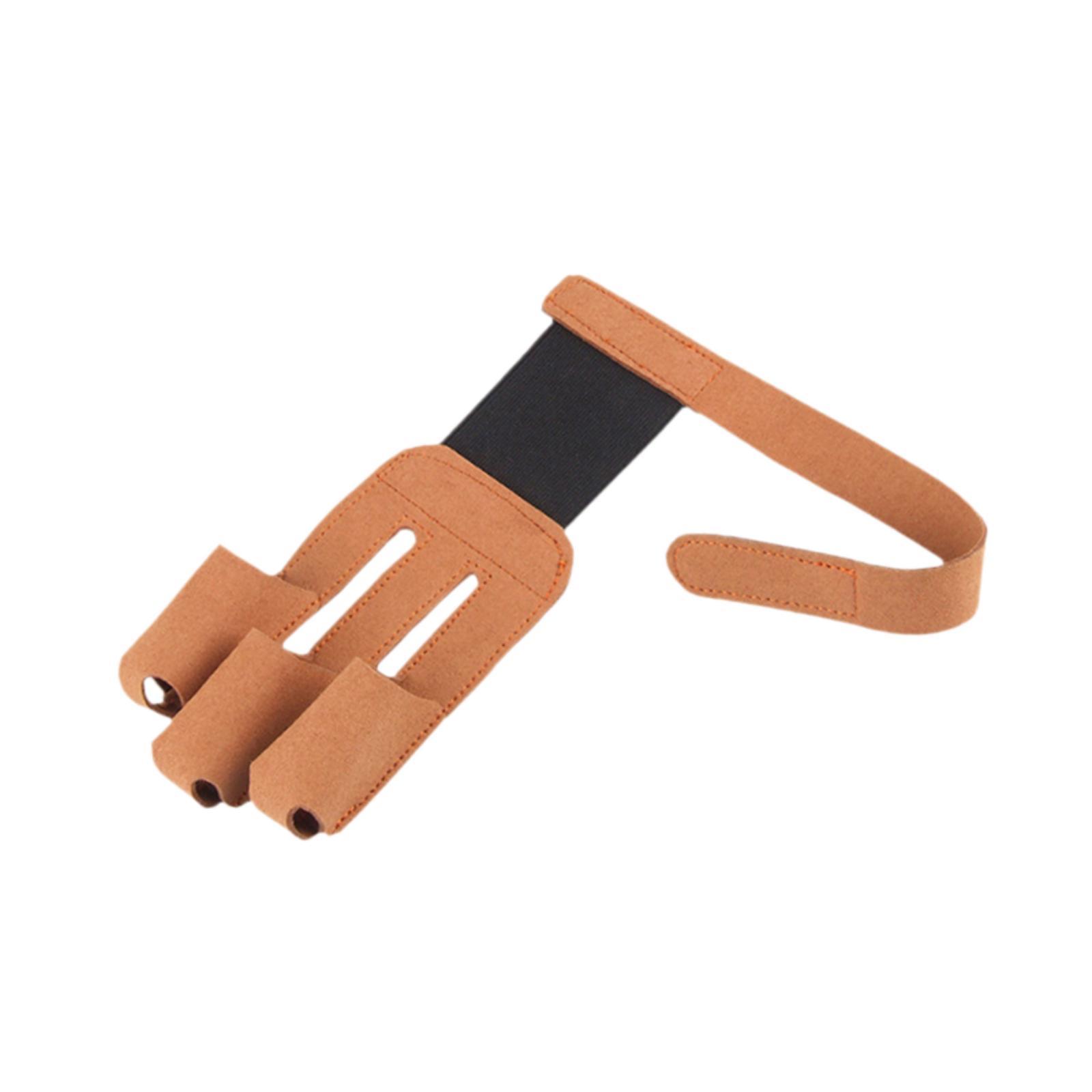 

Archery Glove Anti Slip Stretch Adjustable Protector Protector 3 Fingers 3 Fingers Glove Outdoor Sports Accessories Shooting хакі