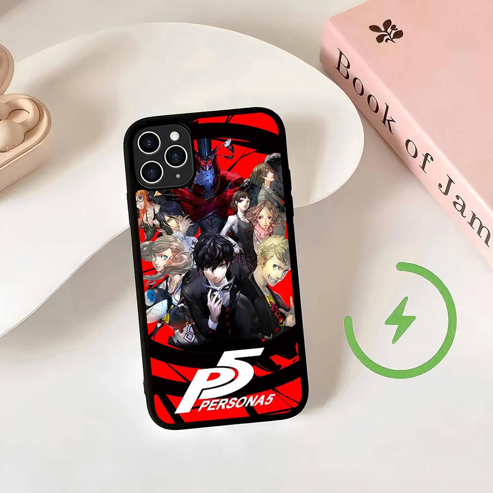 Game P-Persona 5 Cool Magnetic Charging Cover Phone Case For IPhone 17 16 14 13 12 11 15 Pro Max For Magsafe Wireless