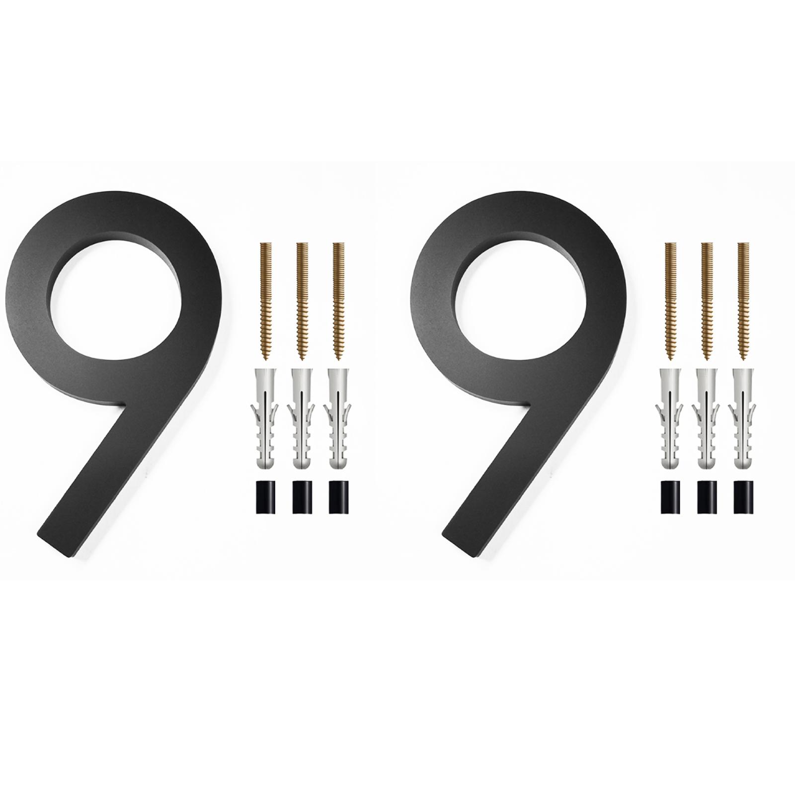 

Трехмерные бирки для дома, устойчивость к атмосферным воздействиям, цифровой номер 9