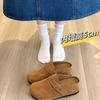Baotou half slippers women wear a pedal Boken shoes fashion thick soles heightening Boken shoes women 2025 new spring and autumn