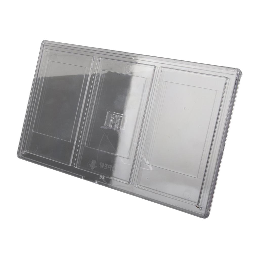 Mini 3 Inch 3 Grid Table Photo Frame Transparent 3 Boxes Digital Picture Frame for Home Desktop Office