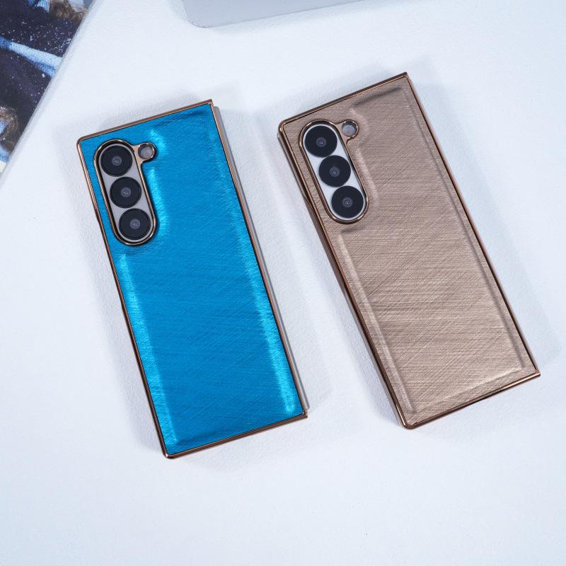 Luxurious Bamboo Silk Protective Case for Samsung Z-Fold 7 - Integrated Shell & Screen Film