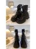 Sense Damen Plateau Stiefeletten mit dicker Sohle, höhenverstärkender Retro Martin Stil für den Herbst