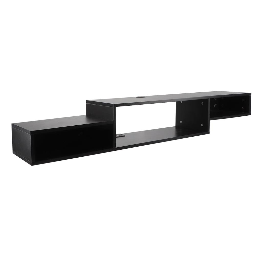Floating TV Cabinet Modern Strong Load Bearing Wall Mounted TV Cabinet for Storing Stereos
