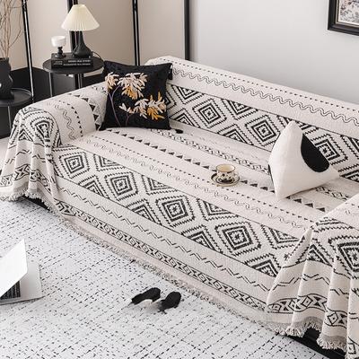 Half Velvet-Bohemian Sofa Towel Cover Cloth Simple Autumn Winter Retro All-Inclusive Ethnic Style Sofa Cover