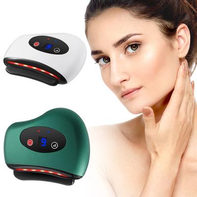 Elektrikli Kazıma Tahtası Sıcak Taş Isıtmalı Gua Sha Masaj Cihazı Yüz Boyun Kaldırma Makinesi Titreşimli Sıcak Kompres İnce Güzellik Cihazı