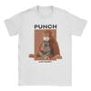 Punch Monkey T Shirt Summer  Pure Cotton TShirts For Adult Leisure Casual Tshirt ShortSleeved Vintage Tees