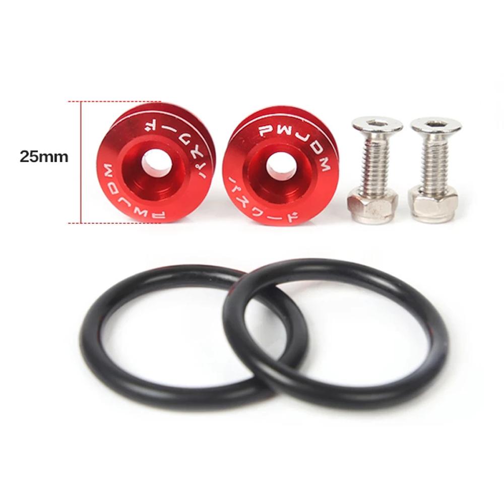 Cover Front Bumper Car Bumper Fasteners Surrounding Screw Quick Release Fasteners JDM Fasteners Kit