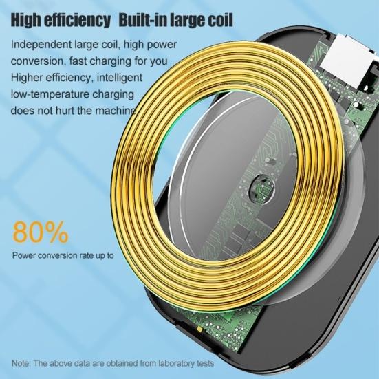 2 in 1 Handy-Ladegerät Rutschfeste Kabellose Kopfhörer Schnellladeständer für Apple