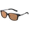 Zeque Polarized Sunglasses Sherry Matte LUSTER ORANGE [Zeque] F-2283 Black/Silver