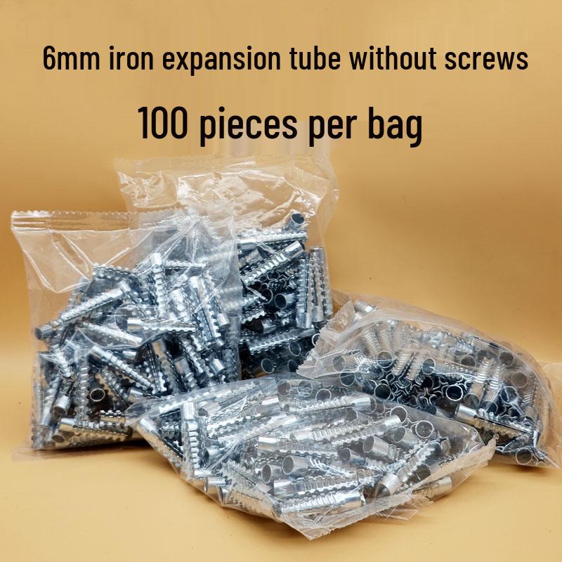 Metal Iron Expansion Screw: Replace Plastic Plugs with 6mm/8mm Serrated Self-Tapping Iron Expansion Plugs