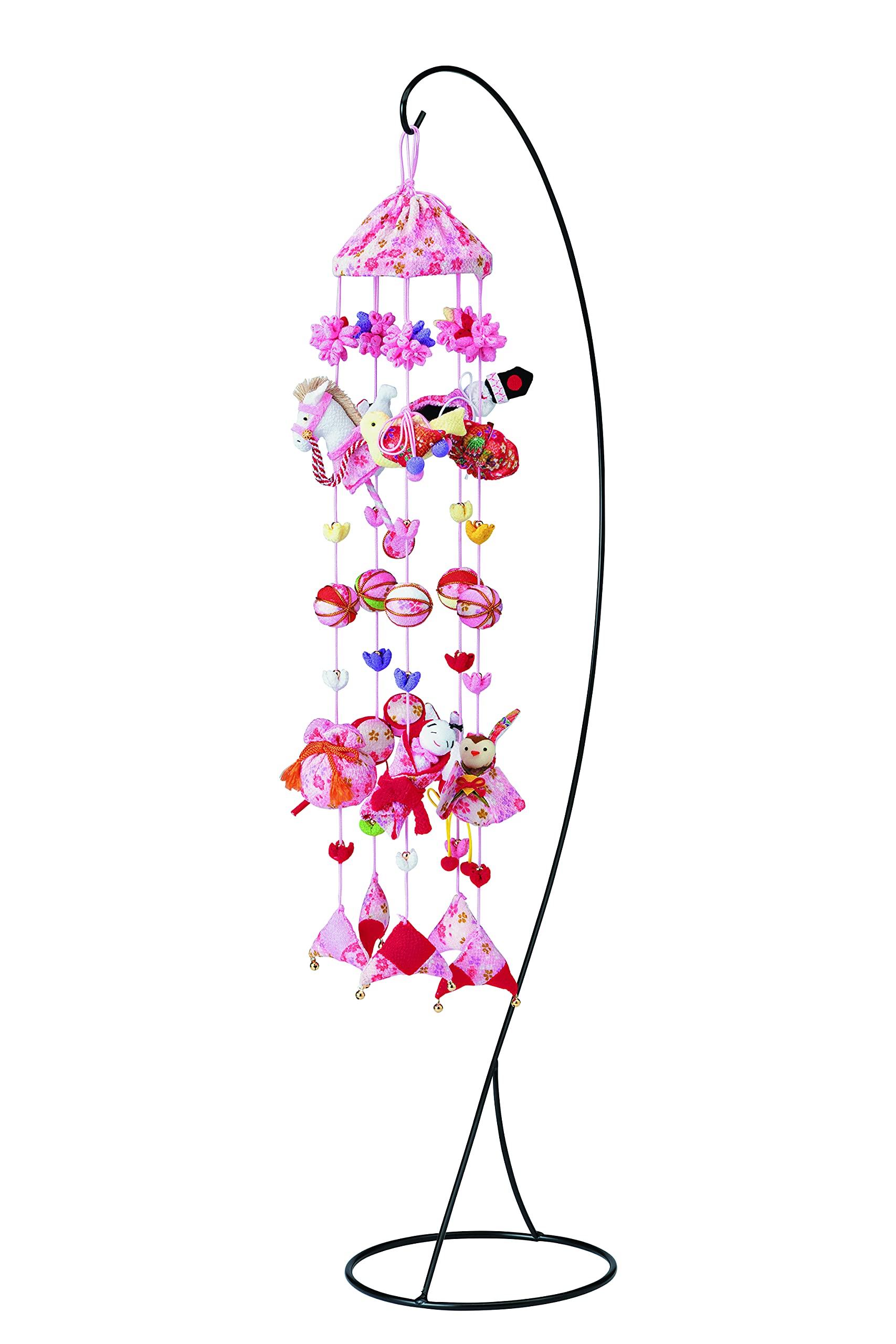 

Такаги Волокно Панами Киото Чиримен Подвесное украшение Великое Пожелание Розовый Набор, Исполнение, LH-468 розовый