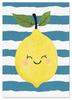 Poster for a Child Lemon Stripes