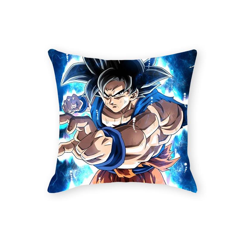 Dragon Ball Serie Kissen Cartoon Druckmuster Japanische Comic Kissenbezug Kissen Schlafzimmer Wohnzimmer Sofa Dekoration Büro Kissen