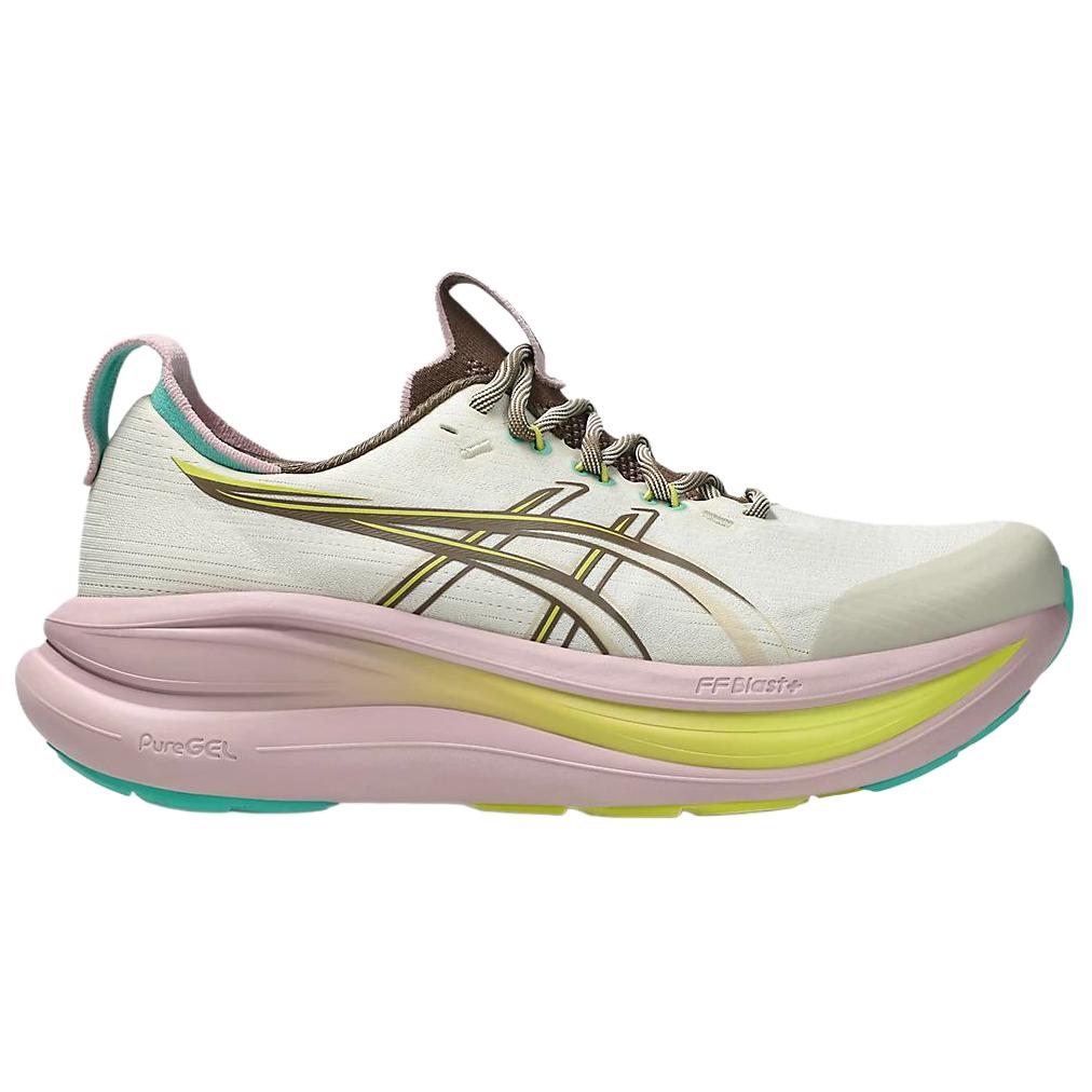 Asics GEL NIMBUS 28 Laufschuhe Damen Beige Rosa 1012B981-020