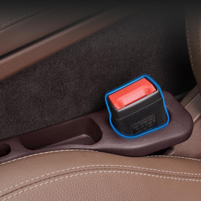 2pc Car Seat Gap Filler Organizer Pu Waterproof Car Seat Gap Plug Strip with 2 Grooves Seat Gap Storage Auto Interior Accessorie