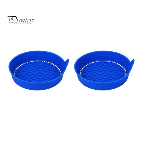 

2 шт. автомобильные подставки износостойкие универсальные защитные от царапин теплоизоляционные нескользящие подстаканники силиконовые вставки для подстаканников синий