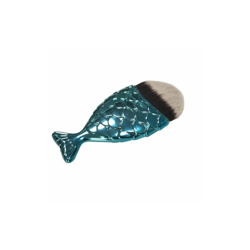 Exquisite Professional Mermaid Makeup Brushes Set With Luxurious Foundation And Powder Brush