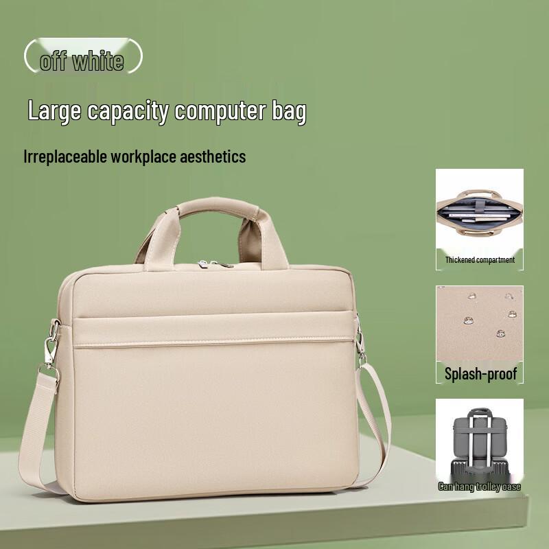 Li Shen Padded Laptop Briefcase & Shoulder Bag
