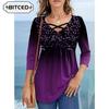 Women's Fashion Casual  Long Sleeve V Neck Blouses & Shirts