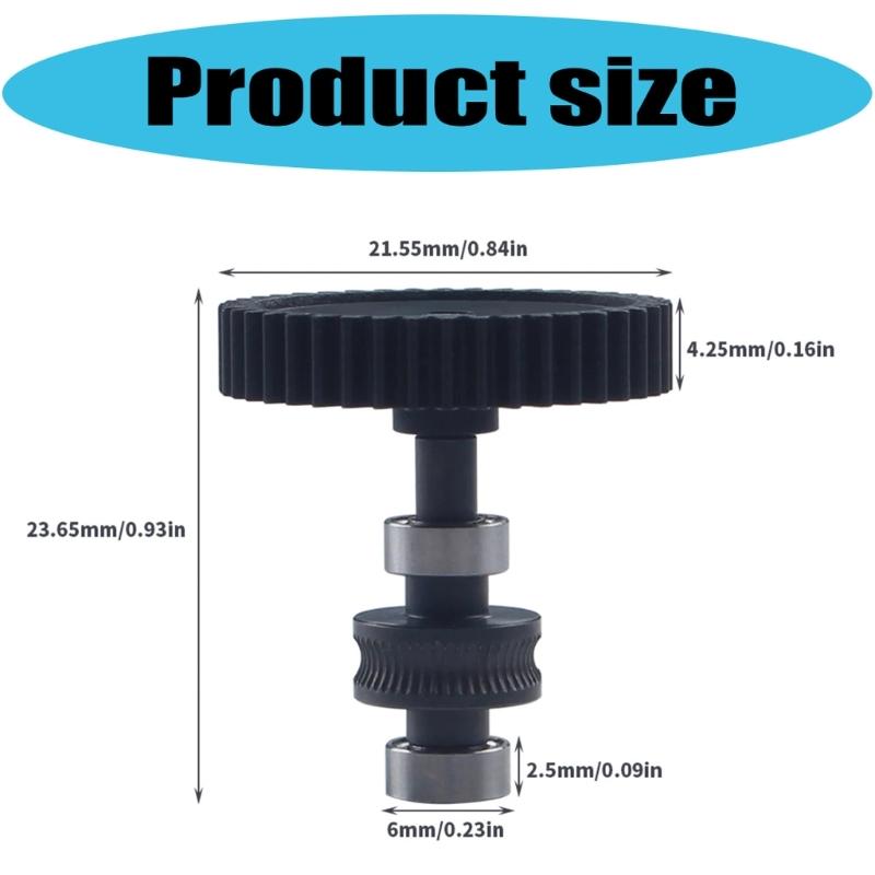 3D Printer Replacement Extruder Gear Management for Plus Hardened Steel Extruder Gear Assembly 3D Printer Accessories