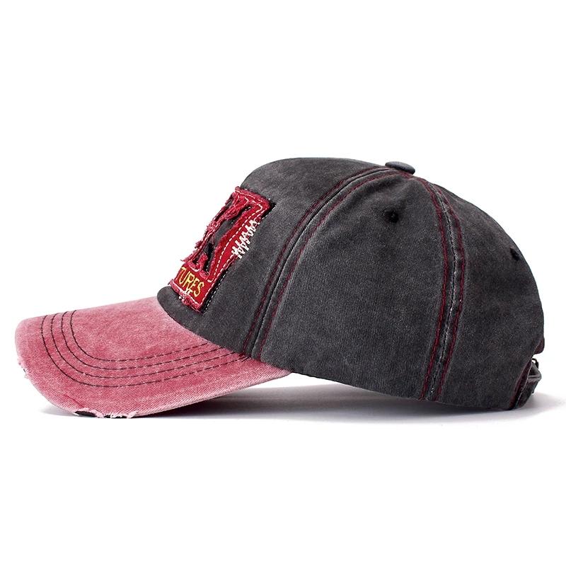 Outdoor Adjustable Casual Her Him For Women Men Cap Baseball Stitched Stitching Embroidered Lettering Alphabet Rock School Old Vintage Cotton