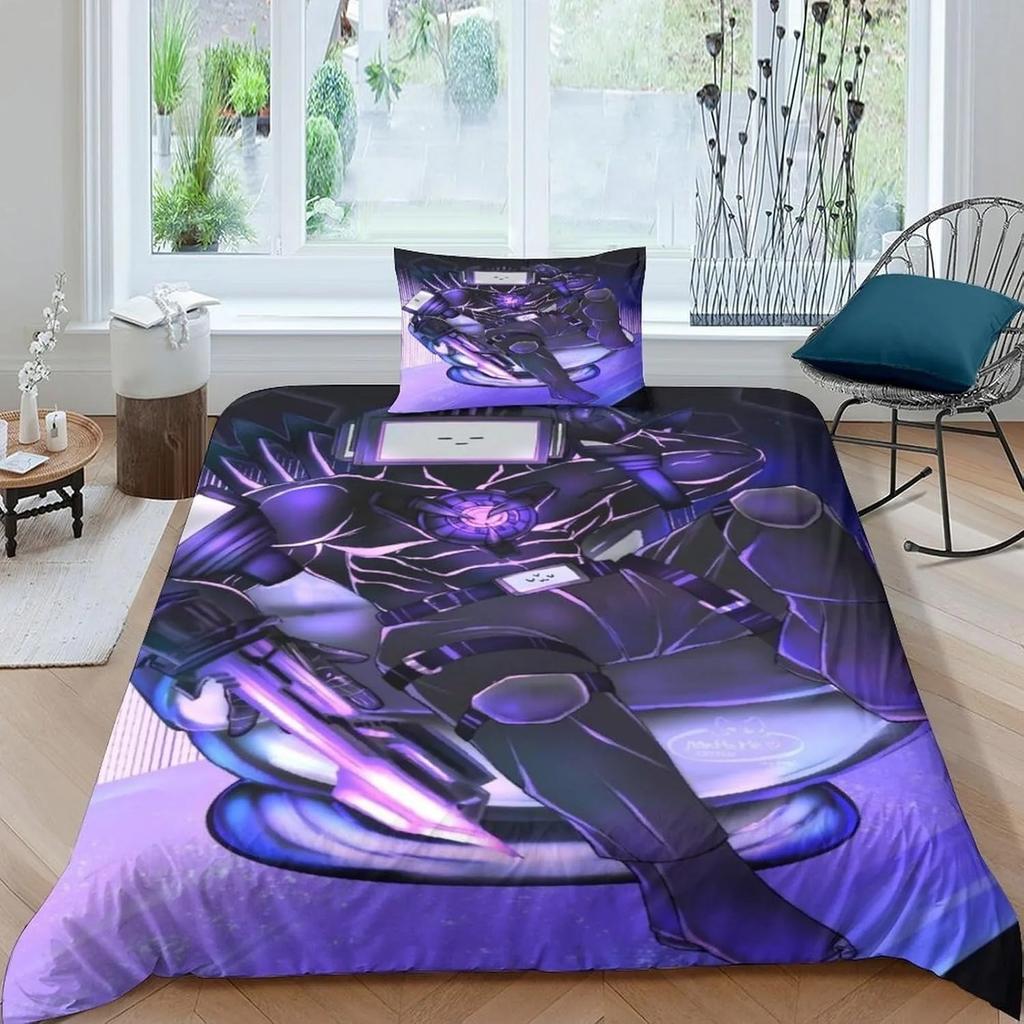 Game Skibidi Toilet Duvet Cover Pillowcase Bedding Set Adult Boys Girls Bedroom Decoration Children Gift Single Double Size