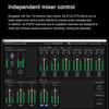 TOPPING Professional E1X2 OTG 1-in/2-out Audio Interface, Audio Mixer for Streaming, DTM, Mixing, Music Production, Singing, and more. USB Type-C Moni