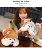 Husky Plush Sleeping Pillow Toy for Kids - Cute Cartoon Design