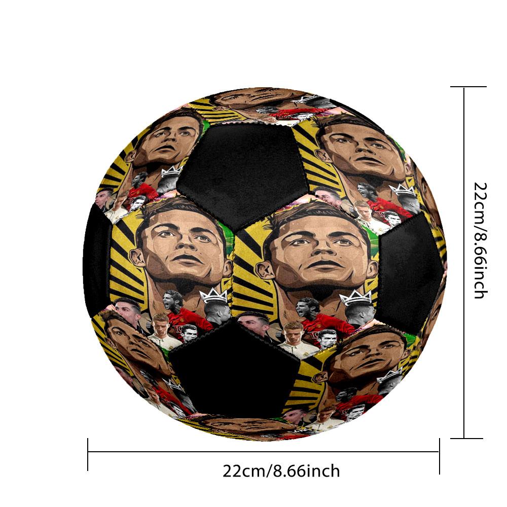 Pallone da Calcio Resistente da Allenamento Esterno Stampato Taglia 5