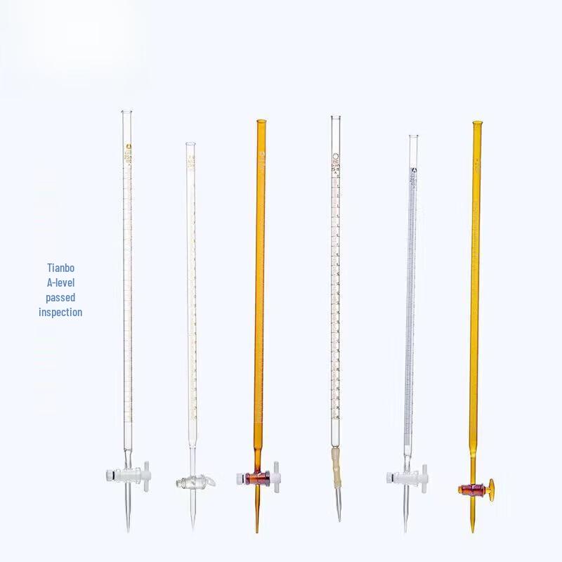 Glass Burette with PTFE Piston