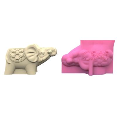 Niedlicher Elefant Sukkulenten Blumentöpfe Form Stifthalter Silikonform Beton Gips Pflanzgefäß Vase Form Epoxidharzformen