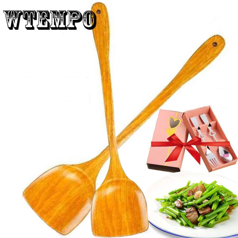 Bamboo Wood Spoon Holder Cooking Shovels Slotted Cooking Utensils Tool Kitchen