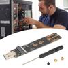 NVMe to USB, Portable SSD 10 Gbps 3.2 Adapter Plug and Play Gen 2 Bridge Chip M.2 NVME Black