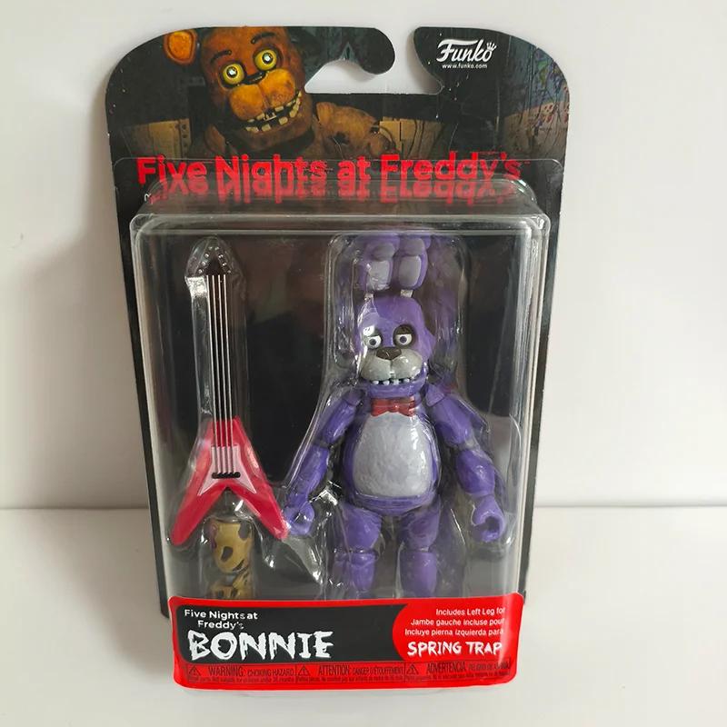 FNAF 14cm Movable Action Figures Model Collection Toys Nightmare Freddy Bonnie Foxy Chica Blacklight Freddy Frostbear