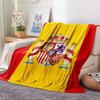 Spain National Football Team Flannel Blanket, High quality Comfortable for All Seasons, Home Decor, Warmth and Comfort
