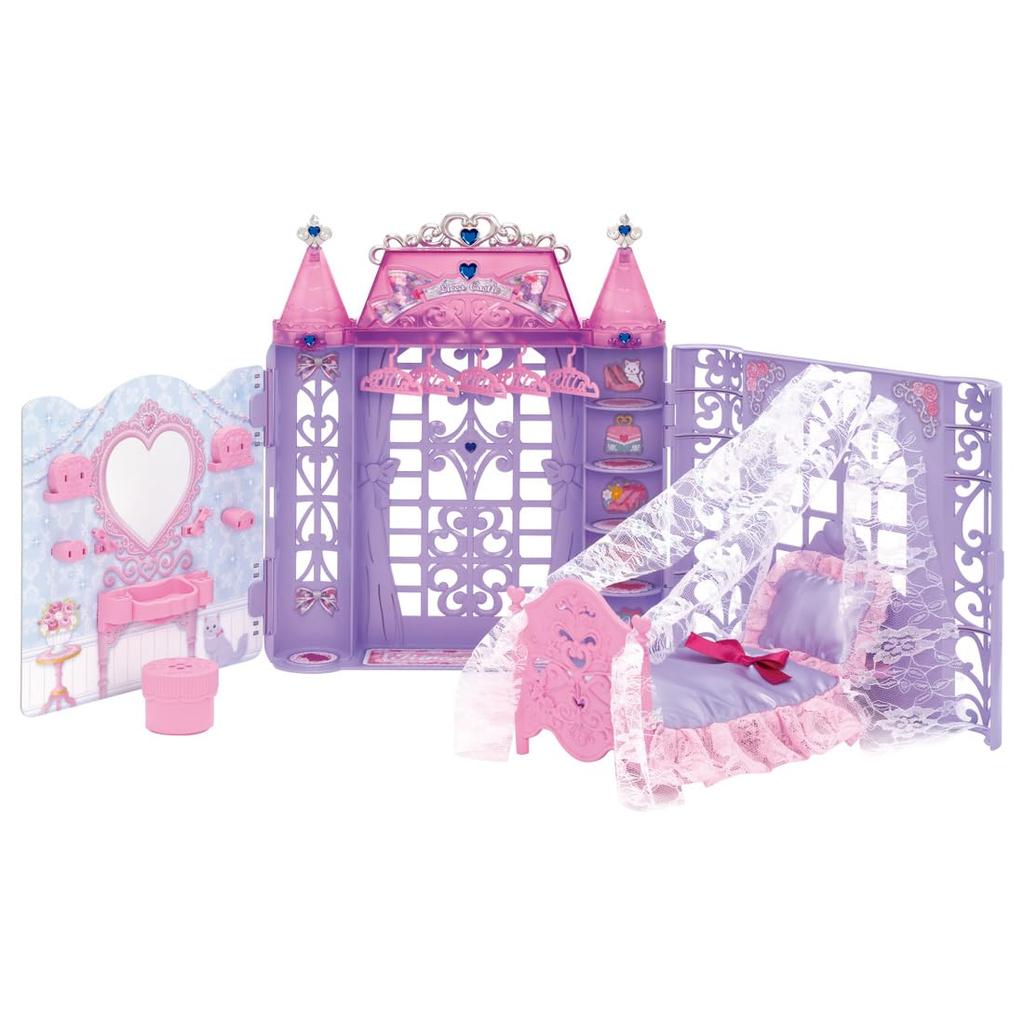 Takara Tomy Dreaming Princess Princess Doll Play Toy for Ages 3 and Meets Toy Safety ST Mark Certified "Licca-chan Room" Dress-Up Up, Standards,