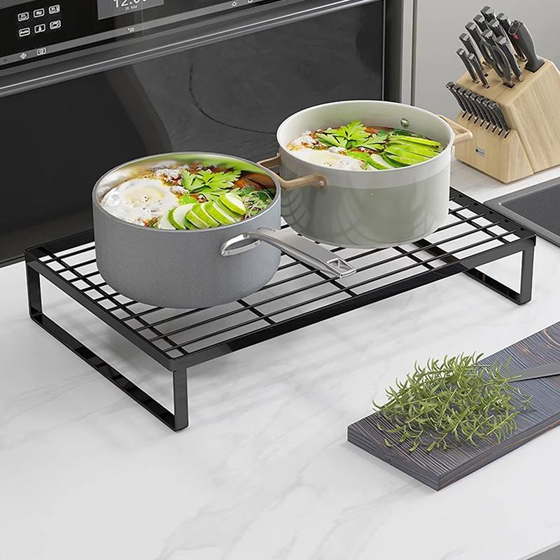 Kitchen Gas Stove Cover Induction Cooker Bracket Gas Stove Rack Support Household Pot Shelf Base Storage Rack