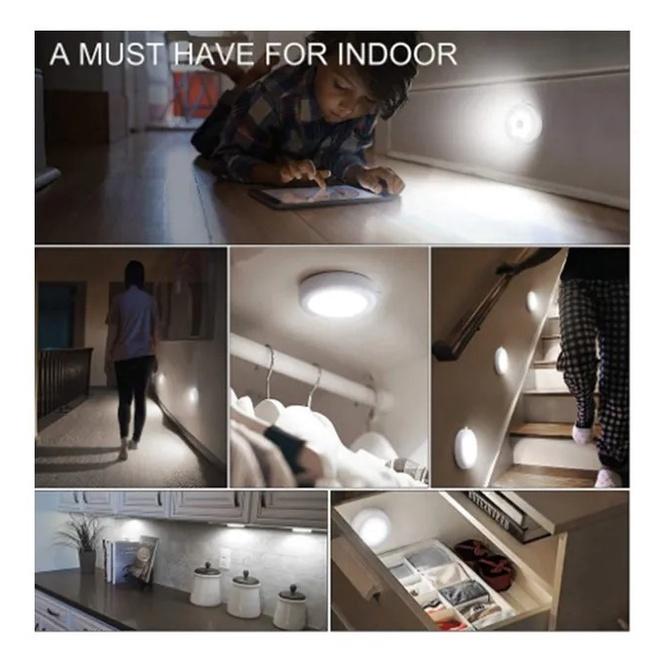 Intelligentes Nachtlicht mit LED-Sensor, USB-Aufladung, mit Bewegungssensor, keine Stanzinstallation