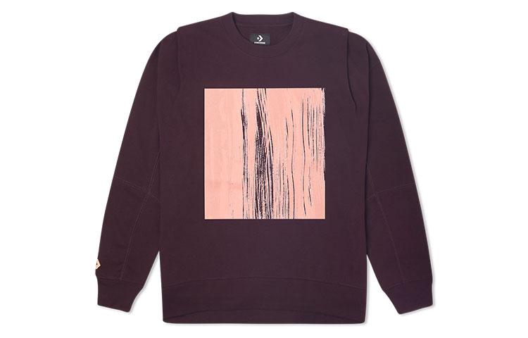 Converse Bubble Crew Sweatshirt Unisex Brown Sugar Chestnut 10021718-A03 llll
