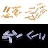 40pcs MF Brass Bullet 3.5mm Connector Terminal Male & Female GTC with Insulated Cover