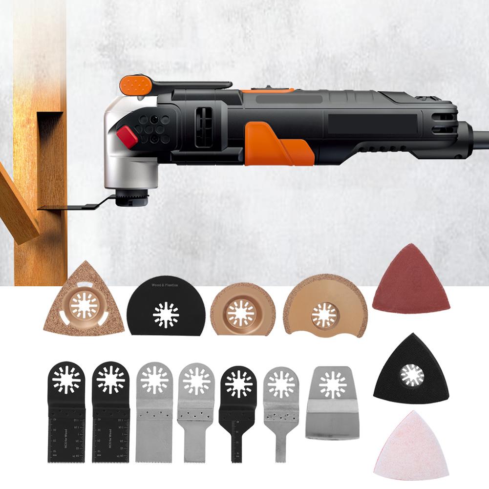 38Pcs Oscillating Saw Blade Stainless SteelHigh Carbon Steel for Cutting Wood Plastic