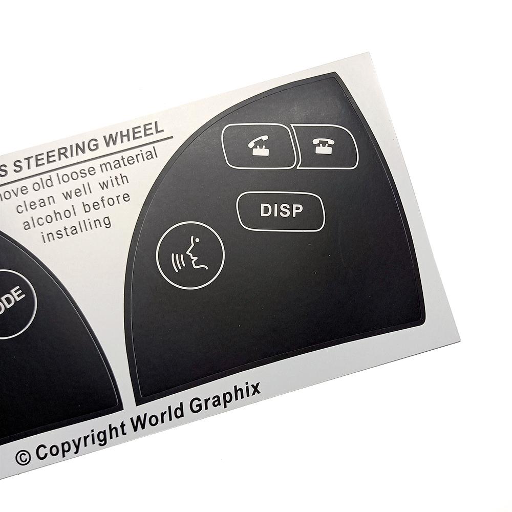 For Lexus ES V4 ES350 2006 Car Steering Wheel Button Repair Sticker