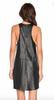 Genuine Lambskin Casual Party Soft New Trendy Women Dress Black Handmade Leather