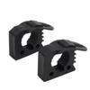 2Pcs 1" - 1.5" Diameter Quick Fist Clamp Mounting Tools Quick Mounting Rubber Clamp  Offroad