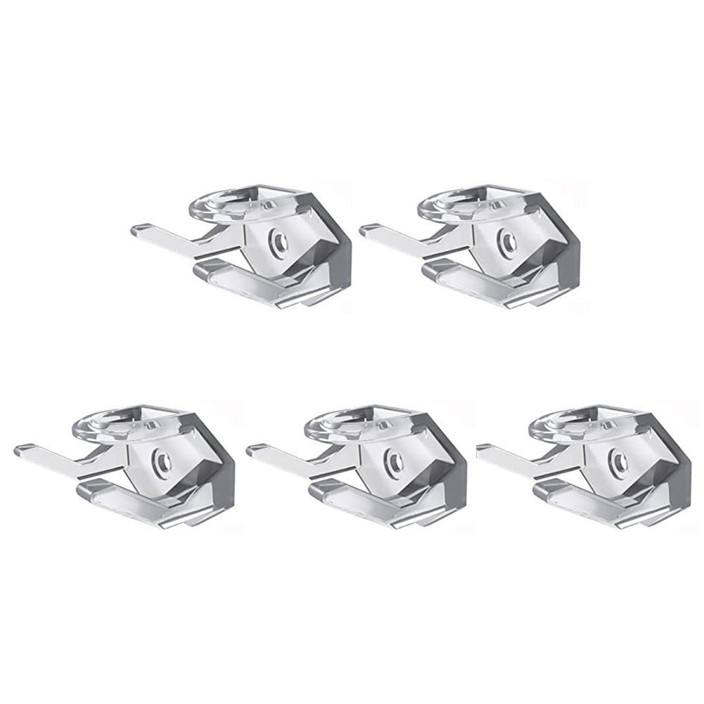 

5 шт., держатель для бейсболок, органайзер для шляп, современная вешалка для бейсболок, подвесной органайзер для двери, стены прозрачный